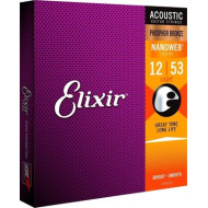 Elixir nanoweb Foszfor-Bronz 12-53 készlet