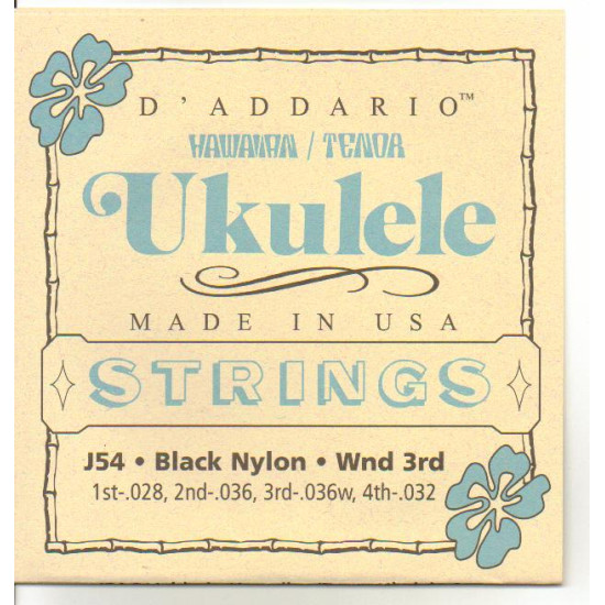 DAddario J54 Hawai Tenor ukulele húrkészlet