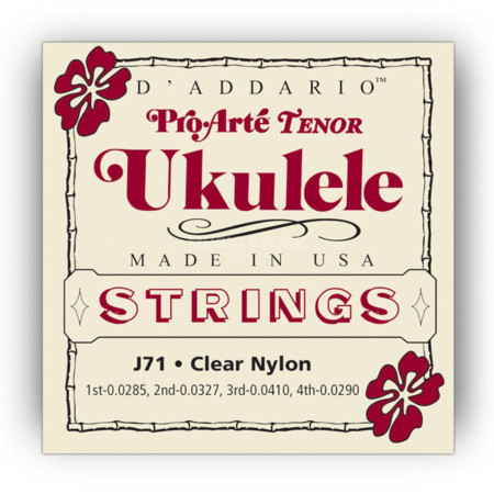 D'Addario J71 PRO ARTE Tenor ukulele húrkészlet