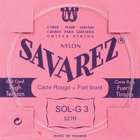 Savarez sodrott ezüstbevonatos G húr /High Tension/