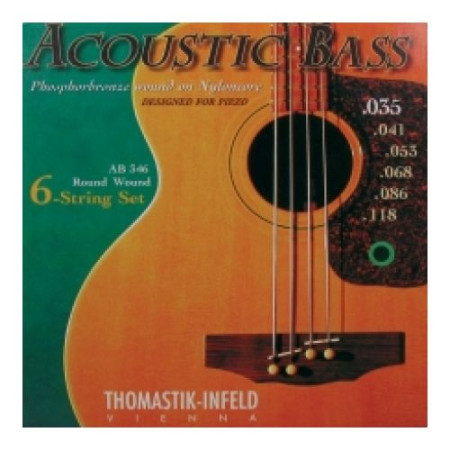  Thomastik 6húros Akusztikus Basszusgitárhúr Készlet AB346