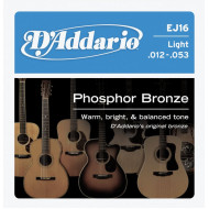 D'Addario EJ16 Phosphor Bronze 12-53 húrkészlet