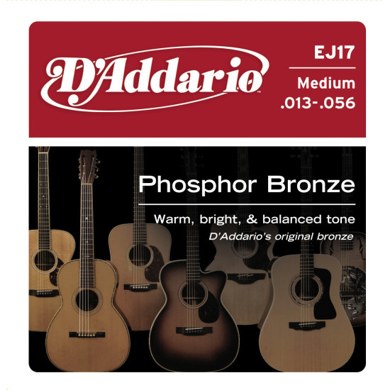 DAddario EJ17 Phosphor Bronze 13-56 húrkészlet