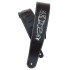 D'Addario Planet Waves JOE SATRIANI signature "FROG MAN" mintás 63mm széles fekete bőr gitárpánt