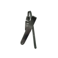 D'Addario Classic bőrpánt fekete 6,3cm széles Extra hosszú