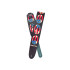 D'Addario 6,3cm széles 'WOODSTOCK' /Peace Flag/ bőr gitárheveder 
