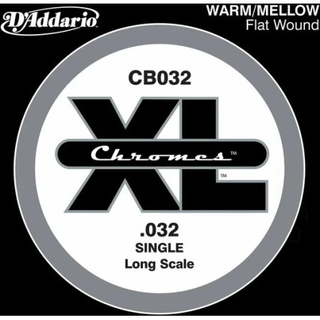 D'Addario CB032 csiszolt krómacél basszusgitár szálhúr D'Addario CB032 csiszolt krómacél basszusgitár szálhúr