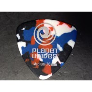  Planet Waves Celluloid 'WIDE' nagy méretû pengetõ multi color 0,7 mm vastag