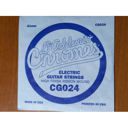 D'Addario CG 024 tekercselt csiszolt krómbevonatos szálhúr D'Addario CG 024 tekercselt csiszolt krómbevonatos szálhúr