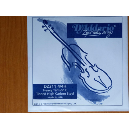 D'Addario Zyex hegedû E húr heavy /régebbi csomagolás/