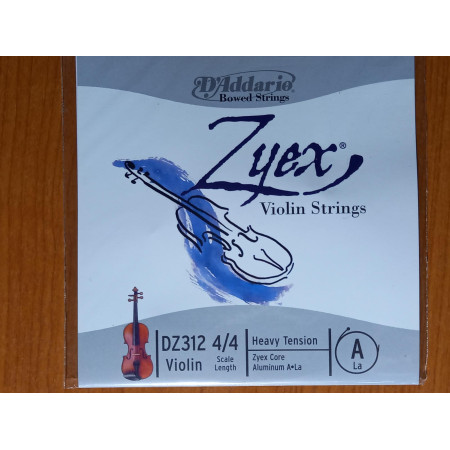D'Addario Zyex tekercselt alumínium bevonatos hegedû A húr heavy /régebbi csomagolás/