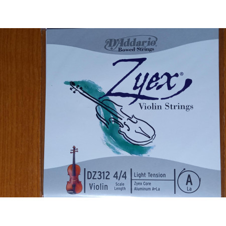 D'Addario Zyex tekercselt alumínium bevonatos hegedû A húr light /régebbi csomagolás/