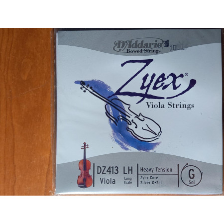 D'Addario Zyex brácsa G húr Long Scale Heavy Tension /régebbi csomagolás/ D'Addario Zyex brácsa G húr Long Scale Heavy Tension /régebbi csomagolás/