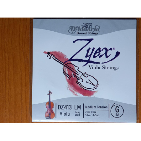 D'Addario Zyex brácsa G húr Long Scale Medium Tension /régebbi csomagolás/ D'Addario Zyex brácsa G húr Long Scale Medium Tension /régebbi csomagolás/