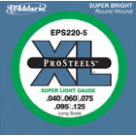 D'Addario EPS220-5 40-125 készlet