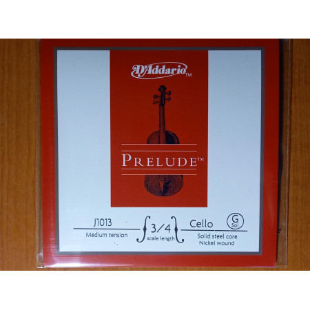 D'Addario Prelude 3/4-es cselló G húr D'Addario Prelude 3/4-es cselló G húr