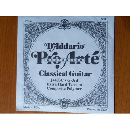 D'Addario J4403C Pro Arte (G3) Composite Polymer húr /extra-hard tension/