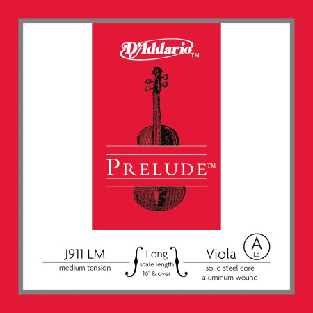 D'Addario Prelude brácsa A húr medium long scale