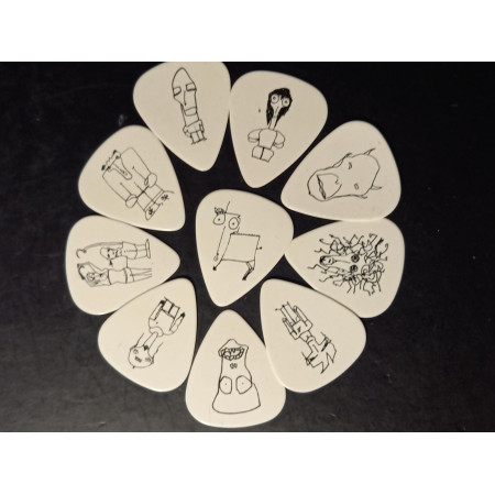 Planet Waves Joe Satriani pengetõszett 10db-os fehér Heavy