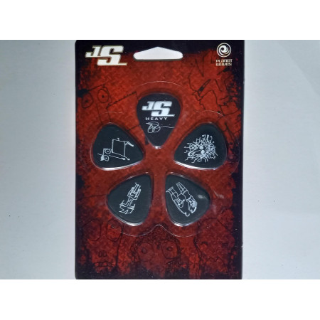 Planet Waves Joe Satriani pengetõszett 10db-os fekete Heavy