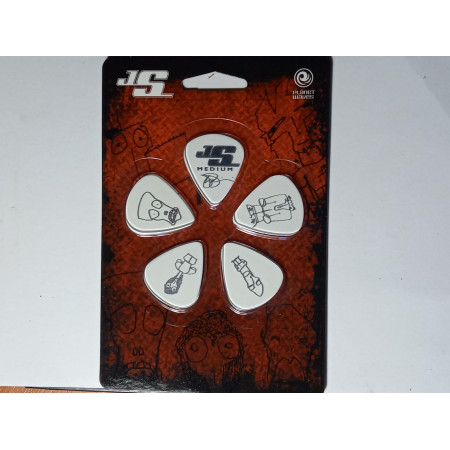 Planet Waves Joe Satriani pengetõszett 10db-os fehér Medium
