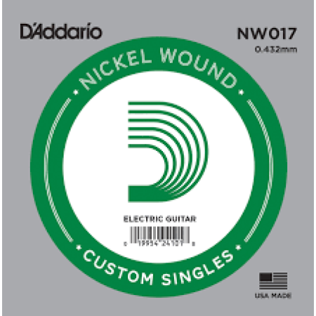 D'Addario NW017 tekercselt nikkelbevonatos fém gitárhúr D'Addario NW017 tekercselt nikkelbevonatos fém gitárhúr