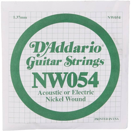 D'Addario NW054 tekercselt nikkelbevonatos fém gitárhúr