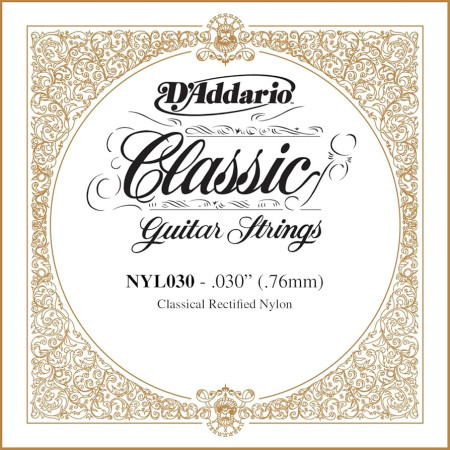D'Addario NYL030  Rectified nylon húr 