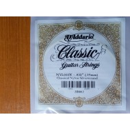 D'Addario NYL035W  tekercselt ezüstbevonatos nylon húr /Pro Arté/