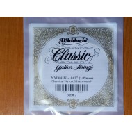 D'Addario NYL043W  tekercselt ezüstbevonatos nylon húr /Pro Arté/