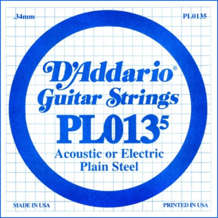 D'Addario PL0135 acélszál gitárhúr D'Addario PL0135 acélszál gitárhúr