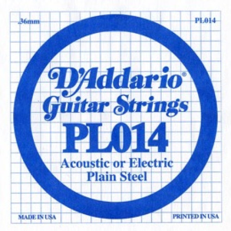 D'Addario PL014 acélszál gitárhúr D'Addario PL014 acélszál gitárhúr