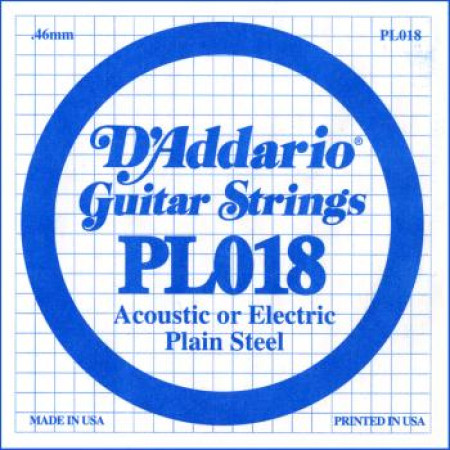 D'Addario PL018 acélszál gitárhúr D'Addario PL018 acélszál gitárhúr