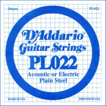 D'Addario PL022 acélszál gitárhúr D'Addario PL022 acélszál gitárhúr