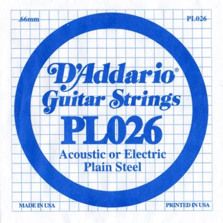 D'Addario PL026 acélszál gitárhúr D'Addario PL026 acélszál gitárhúr