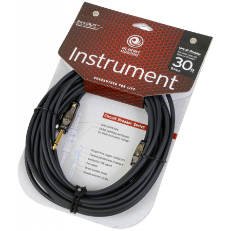 Planet Waves 9,14 méter hosszú kapcsolós gitárkábel egyenes dugókkal Planet Waves 9,14 méter hosszú kapcsolós gitárkábel egyenes dugókkal