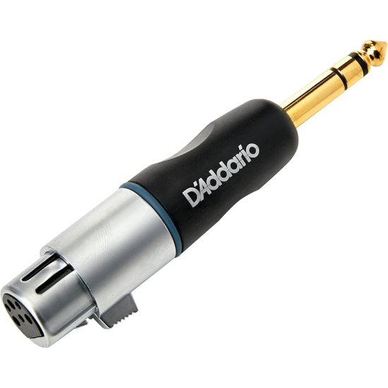 D'Addario Planet Waves XLR female stereo-1/4"/6,3mm/Stereo Male jack adapter D'Addario Planet Waves XLR female stereo-1/4"/6,3mm/Stereo Male jack adapter