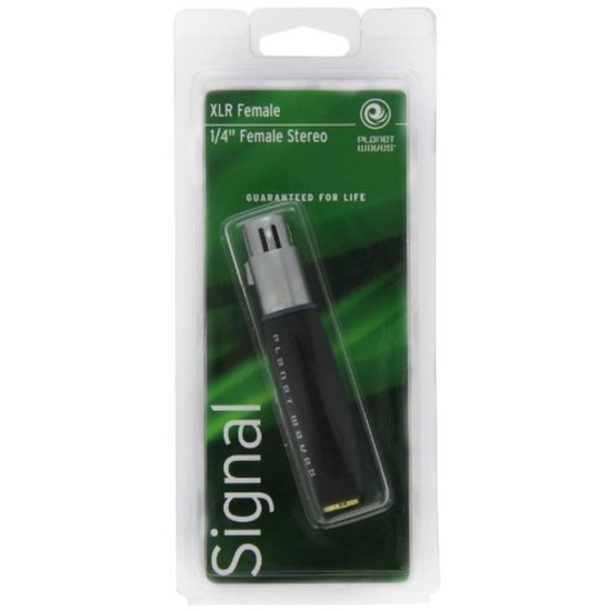 D'Addario Planet Waves XLR female stereo-1/4"/6,3mm/Stereo Female jack adapter