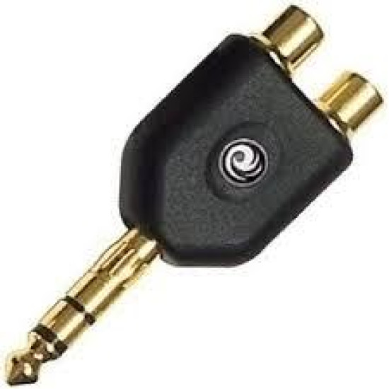D'Addario Planet Waves Dual RCA Female-1/4"(6,3mm/Male Stereo jack adapter