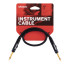 D'Addario PLANET WAVES/Custom Series/ 0,3 méter hosszú patch kábel egyenes dugókkal