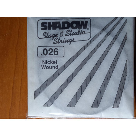 SHADOW 026 tekercselt nikkelbevonatos fém gitárhúr SHADOW 026 tekercselt nikkelbevonatos fém gitárhúr