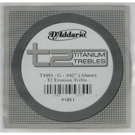 D'Addario T4403 klasszikusgitár Titanium (G3) nylon húr /extra hard tension / D'Addario T4403 klasszikusgitár Titanium (G3) nylon húr /extra hard tension /
