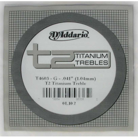 D'Addario T4603 klasszikusgitár Titanium (G3) nylon húr /hard tension / D'Addario T4603 klasszikusgitár Titanium (G3) nylon húr /hard tension /