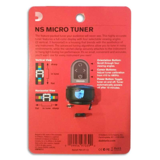 Planet Waves Mini Headstock Tuner