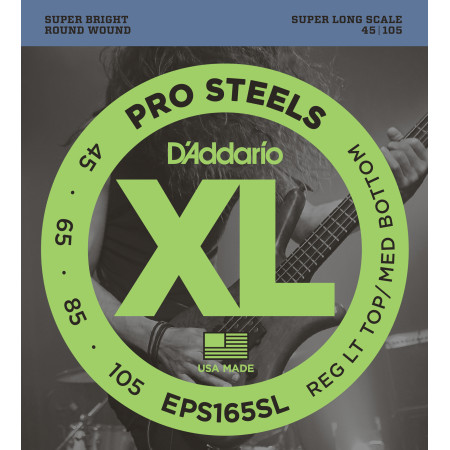 D'Addario EPS165SL/Super Long scale/ 45-105 készlet