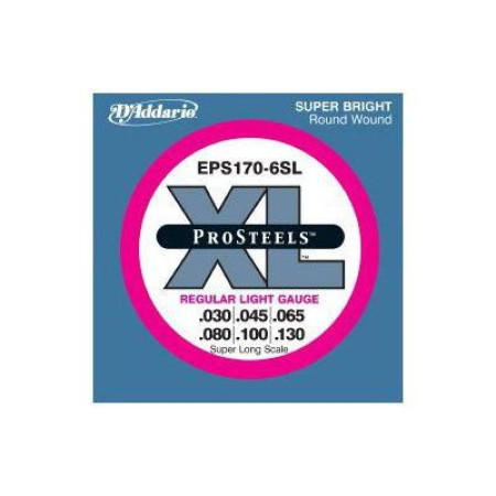 D'Addario EPS170-6SL/Super Long scale/ 30-130 készlet