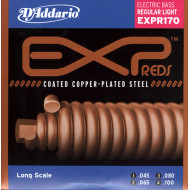 D'Addario EXPR170 45-100 készlet/EXP REDS széria akusztikus hangzással/
