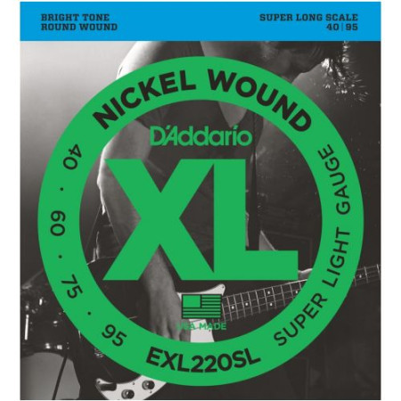 D'Addario EXL220SL /Super Long scale/ 40-95 készlet D'Addario EXL220SL /Super Long scale/ 40-95 készlet