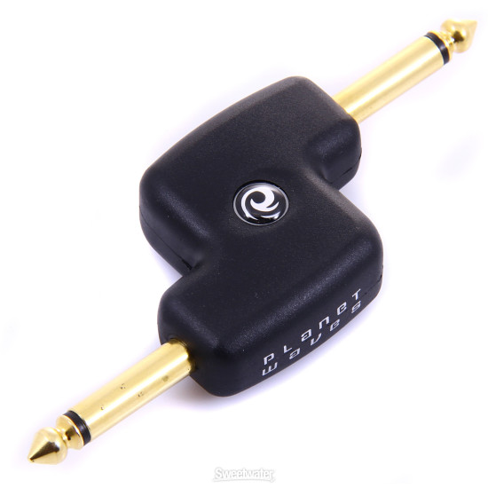 D'Addario Planet Waves 1/4"(6,3mm/Male Offset Mono jack -jack Coupler