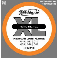 D'Addario EPN110 Pure Nickel 10-45 húrkészlet